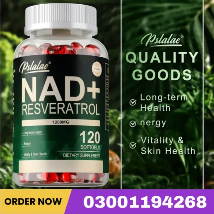NAD+ Resveratrol – Skin, Hair & Joint Health Boost Price In Pakistan