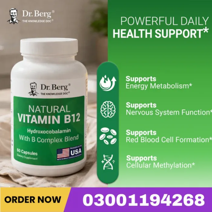 Natural Vitamin B12 – Hydroxocobalamin With B Complex Blend