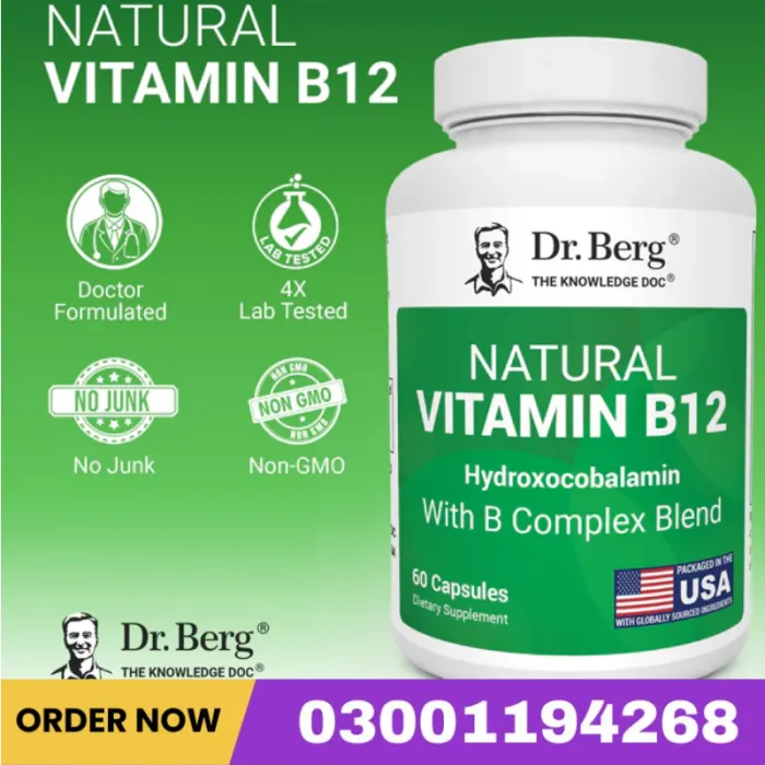 Natural Vitamin B12 – Hydroxocobalamin With B Complex Blend