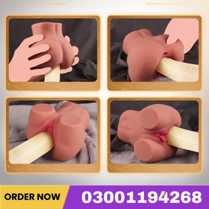 Pocket Pussy 1.98LB Small Ass Sex Doll Male Sex Toys For Men Realistic Male Masturbator Hand Size Torso Butt Stroker Ass With Viginal And Tight Anal Chanel
