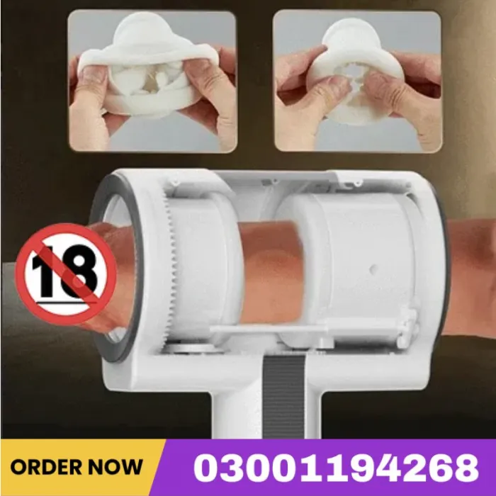 Rhett - 5 Rotating & Thrusting 7 Vibrating Dual Separate Sleeve Male Penis Masturbator