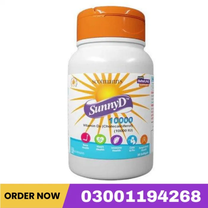 Scotmann SunnyD Pro (Vitamin D3 + K2), 30 Ct Price In Pakistan