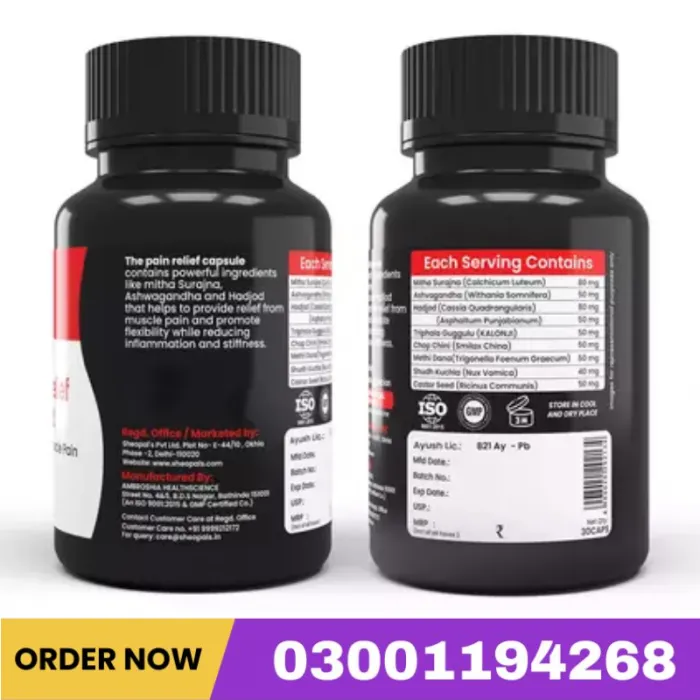 Sheopal's Pain Relief Capsule Price In Pakistan