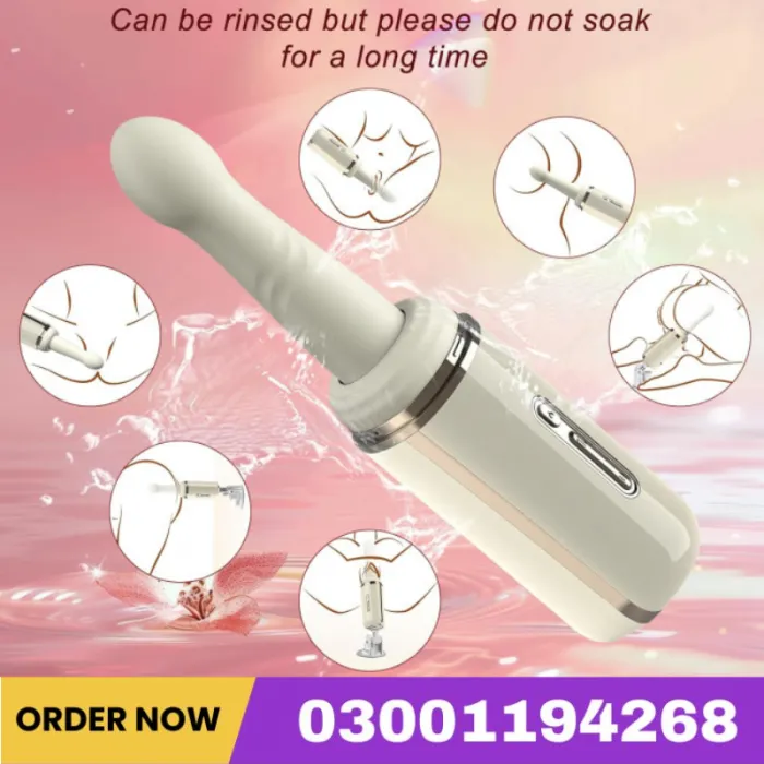 Telescopic Thrusting Dildo Vibrator Massager Sex Machine With 7 Thrusting & 7 Vibrating