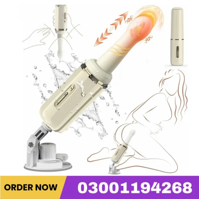 Telescopic Thrusting Dildo Vibrator Massager Sex Machine With 7 Thrusting & 7 Vibrating