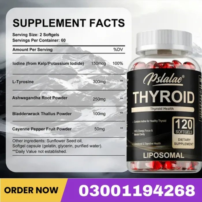 Thyroid Support – Natural Energy & Digestive Wellness Price In Pakistan