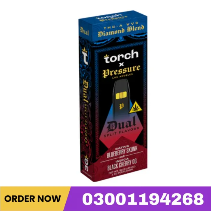 Torch x Pressure LA THCA VVS Diamond Blend Disposable 3G in Pakistan