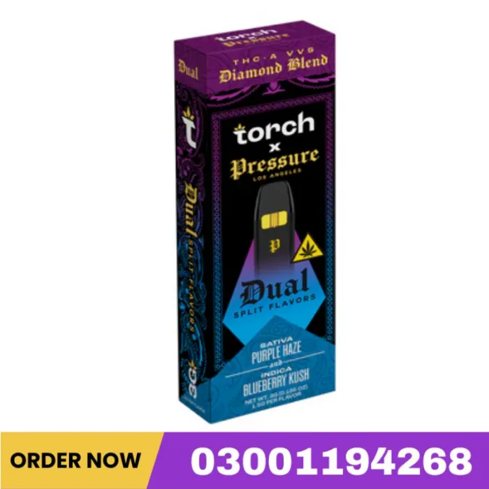 Torch x Pressure LA THCA VVS Diamond Blend Disposable 3G in Pakistan
