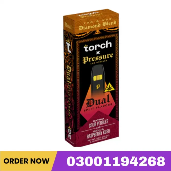 Torch x Pressure LA THCA VVS Diamond Blend Disposable 3G in Pakistan