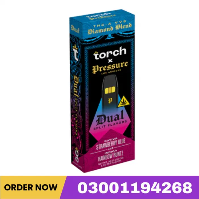 Torch x Pressure LA THCA VVS Diamond Blend Disposable 3G in Pakistan