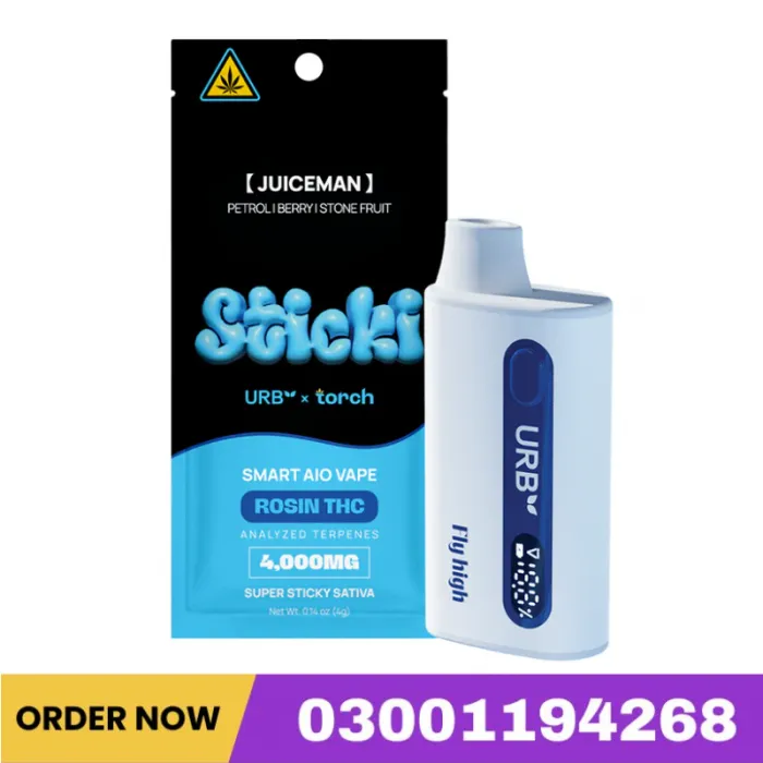 Torch x URB Sticki THCA Rosin Disposable 4G in Pakistan