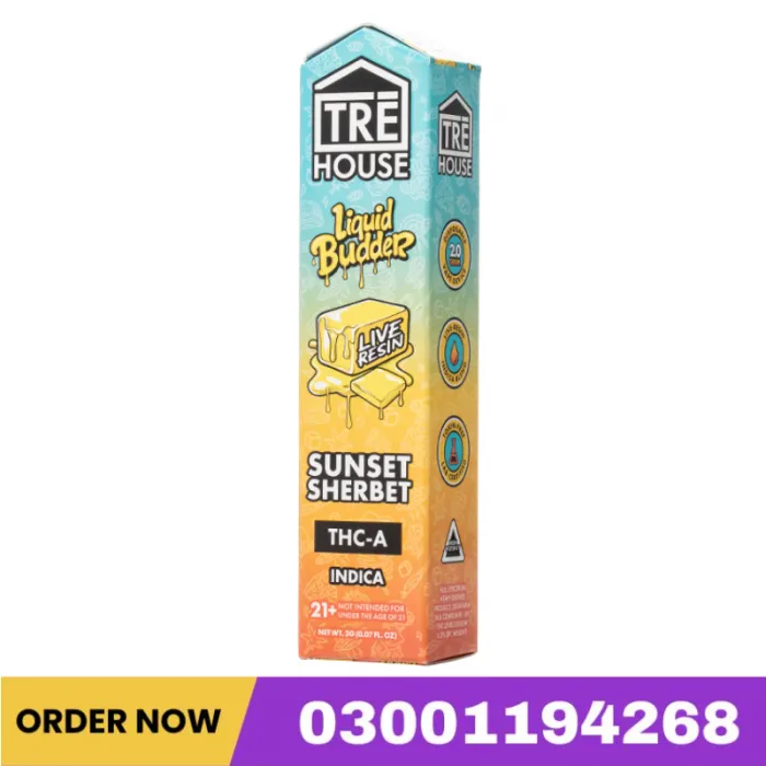 Tre House THC-A Live Resin Liquid Budder Disposable 2G