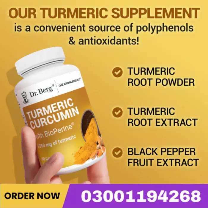 Turmeric Curcumin With Bioperine – 60 Capsules