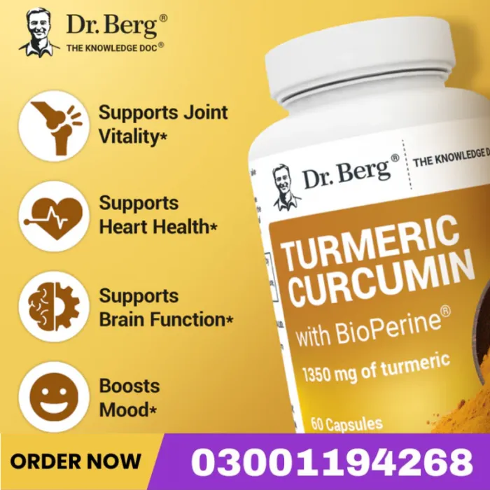 Turmeric Curcumin With Bioperine – 60 Capsules