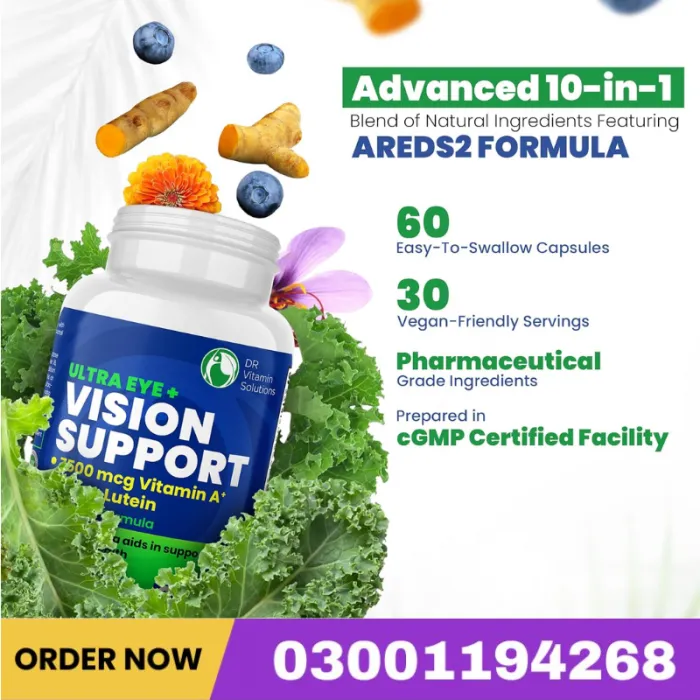 Ultra Eye Vision Support Capsules In Pakistan