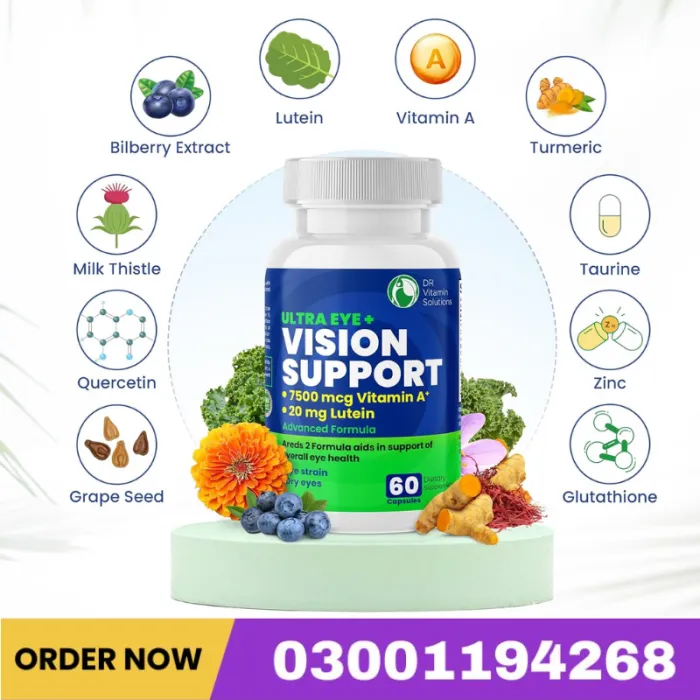 Ultra Eye Vision Support Capsules In Pakistan