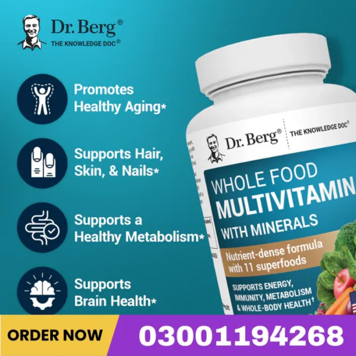 Whole Food Multivitamin With Minerals – 60 Capsules