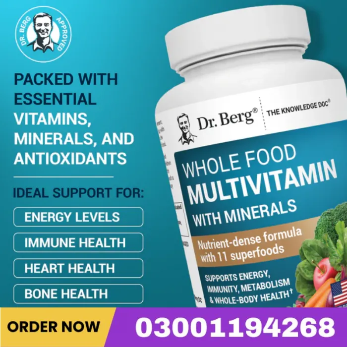 Whole Food Multivitamin With Minerals – 60 Capsules